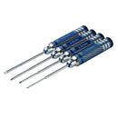 4 Pcs 1.5 2.0 2.5 3.0mm Hex Screwdriver Hexagon Screwdriver Set Allen Drive M6D7