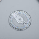 360 Degree Plastic Pointer Protractor Ruler Angle Finder Swing New Office A H8A1