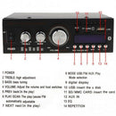 Kentiger DC12V Bluetooth 2CH Hi-Fi Car Stereo Audio Power Amplifier Digital