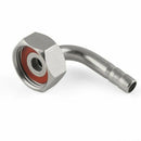 Draft Beer Faucet Connectors 90 degree Tailpiece Elbow + Hex Nut + Washer f