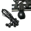 20 Pieces Black Ball Tent Fix Cords Elastic Wire Canopy Tarp