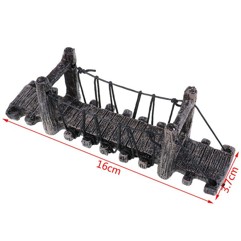 1PC Imitation Bridge Decor for Aquarium Ornaments Fish Tank Landscape Bridge FT