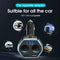 A21Q Dual USB 5V 2.4A QC3.0 LED Digital Car Phone Charger w/Lighter Sockets A