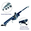 Telescopic Mini Fishing Rod Fiberglass Folding Rod Fishing Spinning Rod