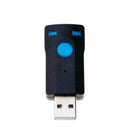 Wireless Car USB Bluetooth Receiver Handsfree 3.5mm Music Audio Adapter Rec A0H2