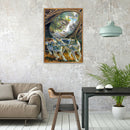 5D DIY Full Drill Diamond Painting Wolf Human Face Cross Stitch Embroidery
