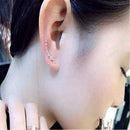 1 Pair Chic Lady Seven Star Crystal Ear Hook Charm Earrings Fashion Jewelry Xmas