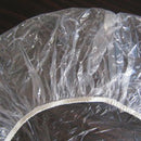 100pcs Salon Hotel Disposable one-off Clear Spa Hair Elastic Shower Bathing Caps