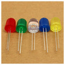 100 x 10mm Red Yellow Blue Green White Diffused Bright 5K MCD LED Leds Ligh S8V5