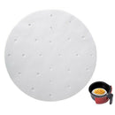 100pcs Air Fryer Liners, 9inch Bamboo Steamer Liners, Premium Perforated Pa T5I1