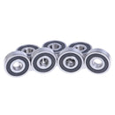 10Pcs/set 6200-ZZ Ball Bearing Deep Groove Steel Sealed Ball Shielded BearinSE