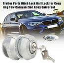 Universal Trailer Parts Hitch Lock Ball Lock for Coupling Tow Caravan Zinc