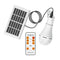 2x 9W Bulb Outdoor Indoor Solar Powered Panel LED Lighting Lights Lantern Hook