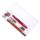 140pcs solderless breadboard jumper cable wire kit box DIY shield for Arduino FT