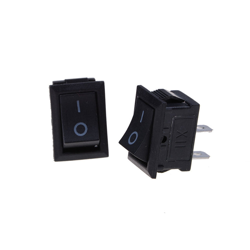 10X 2PIN ON/OFF Rectangle Rocker Switch Car Dashboard Dash Boat SPST 6A/250V Gw