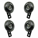 Universal Metal Motorcycle Motorbike Horn 12V 12 Volt Black AU 70 mm Z2P5 Y E8K2