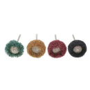 40Pcs 1inch Abrasive Wheel Buffing Polishing Wheel Brush Set 25mm Fr Rotary Tool
