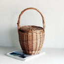 Fashion Summer New Women Beach Basket Straw Hand Bag Cover Handbag Wicker H