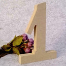 10pcs Rustic 1-10 Wood Table Numbers Tag Wedding Party Seats Numberic Signs
