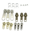 22Pcs/Lot Metal Zipper Repair Kit Zipper Replacement Pack Zipper Fix Instant