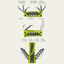 17 in 1 Protable Folding Outdoor Multifunction Screwdriver Bottle Opener Tool