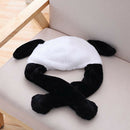 Panda Hat Ear Moving Jumping Hat Funny Plush Warm Hat Cap for Womens Girls