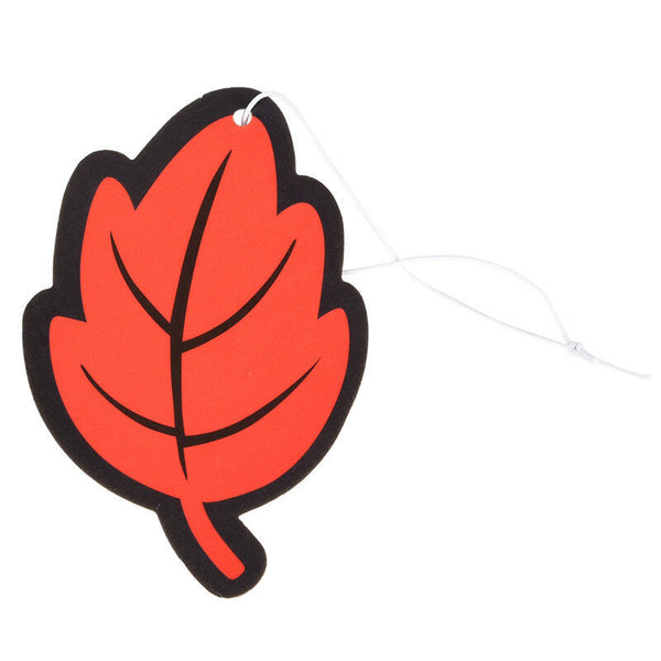 6Pcs/Lot Auto Shine Paper Hanging Car Air Freshener Vanilla perfumed Leaf  Bj