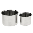 4pcs Bird Feeders Parrot Stainless Steel Cups Container Food Bowl For Macaw