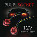 For LED Brake Stop Light 2 Pack 1157 BAY15D Bulb Socket Pre-Wired Lamp Holder
