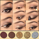 Diamond Glitter Eyeshadow Sequins MakeUp Cosmetic Pressed 10 Palette Colors Z6L2