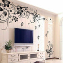 Flower Vine Bathroom Wall Stickers Home Decoration Bedroom Living Room Wall