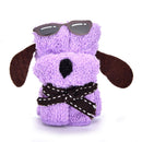Dog Cake Shape Square Towel Cotton Washcloth Wedding Party Birthday Gift liau