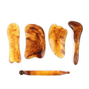 5Pcs Gua Sha Treatment Massage Natural Jade Board Scraping Tool health careB_kz