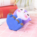 1pc stress relief toys galaxy cartoon deer scented slow rising cute animal toy3c