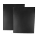 2pcs ABS Styrene Plastic Flat Sheet Plate Craft 5mm x 200mm x 250mm, Black