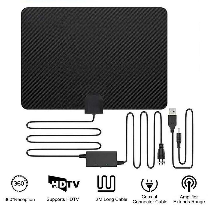 Range Antenna Digital Skywire 4K HDTV 1080P Outdoor Amplified Antenna 1280Mile