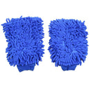 2x Premium Microfiber Chenille Super Absorbent Wash and Wax Glove, Car Wash