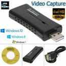 Portable HD USB2.0 HDMI 1080P 60fps Monitor Video Capture Card For Computer bs