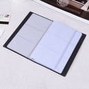 Leather 300 Card Commercial Name ID Credit Card Book Case Holder Organizer BX
