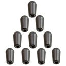 Black Plastic 3 Way Toggle Switches Knobs Tip Buttons for ST SQ Electric Guitar