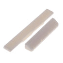 Set of Guitar Cattle Bone Slotted Saddle Nut for Ukulele Uku Uke Replacement