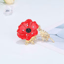 Flower Rhinestone Pins Brooches Clothes Lapel Jacket Shirt Badges Ornaments A