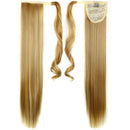 60Cm Long Straight Clip In Hair Tail False Hair Ponytail Hairpiece With Hai S1W7