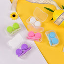 Mini Transparent Clear Portable Contact Lens Case Storage Box Holder Containe M&