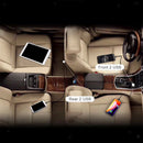 Car Back Clip QC3.0 Four USB Port Car Extension Cable Fast Charger