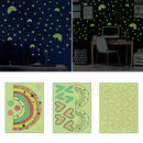 Night sky Rainbow Children Room Decor Glowing Decals Kids Gift For Ceiling/Wall