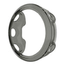 Soft Transparent TPU Case for Garmin Forerunner 45 Protector Cover (Black) A