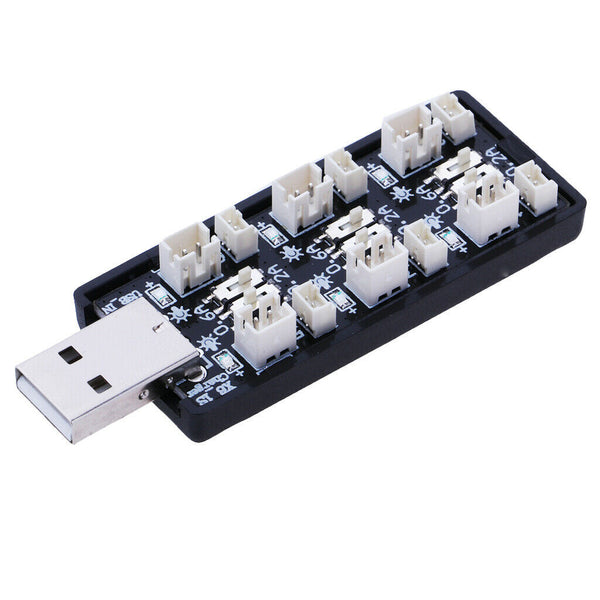 1S LiPo Battery USB Charger Board Adapter 500mA 6CH USB 5V/2A for RC Battery