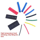 815 Pieces Heat Shrink Tubing 2:1 Electrical Wire Cable Insulation Tube Ass