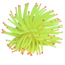 Artificial coral Green Fluorescent 9 cm Plastic Aquarium Decoration P6K1